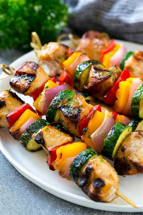how to grill chicken kabobs on gas grill